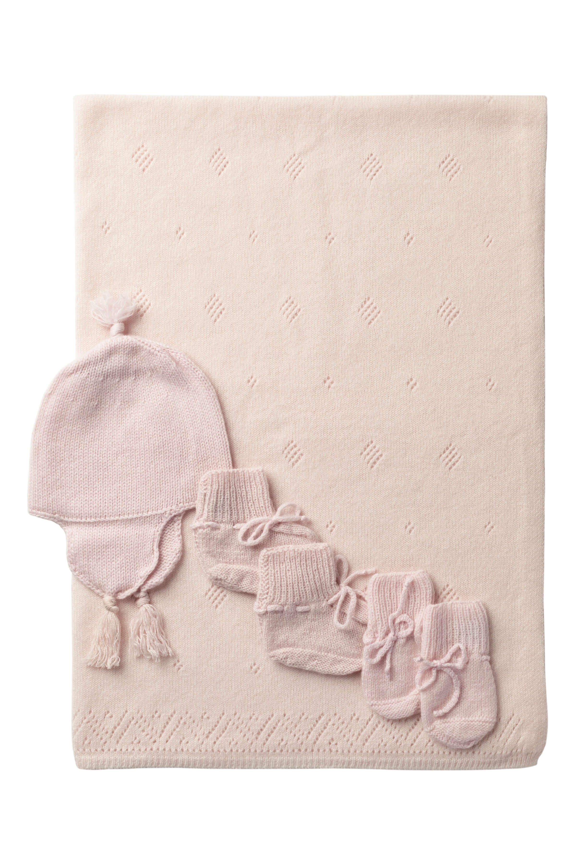 Baby's Pink Cashmere Gift Set