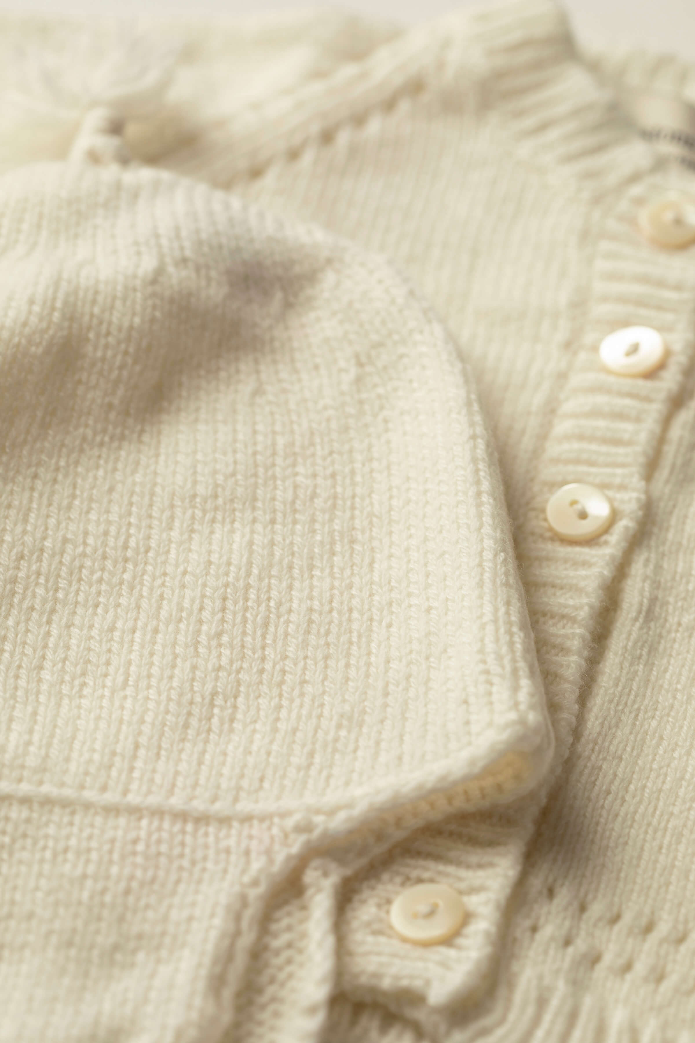 Baby's White Cashmere Cardigan Gift Set