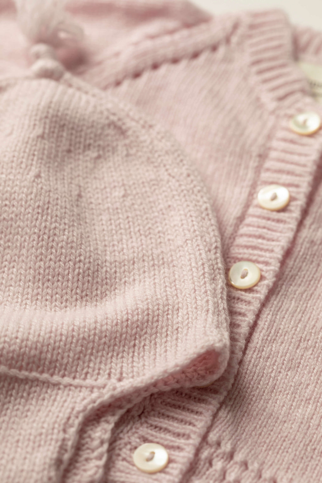 Baby's Pink Cashmere Cardigan Gift Set