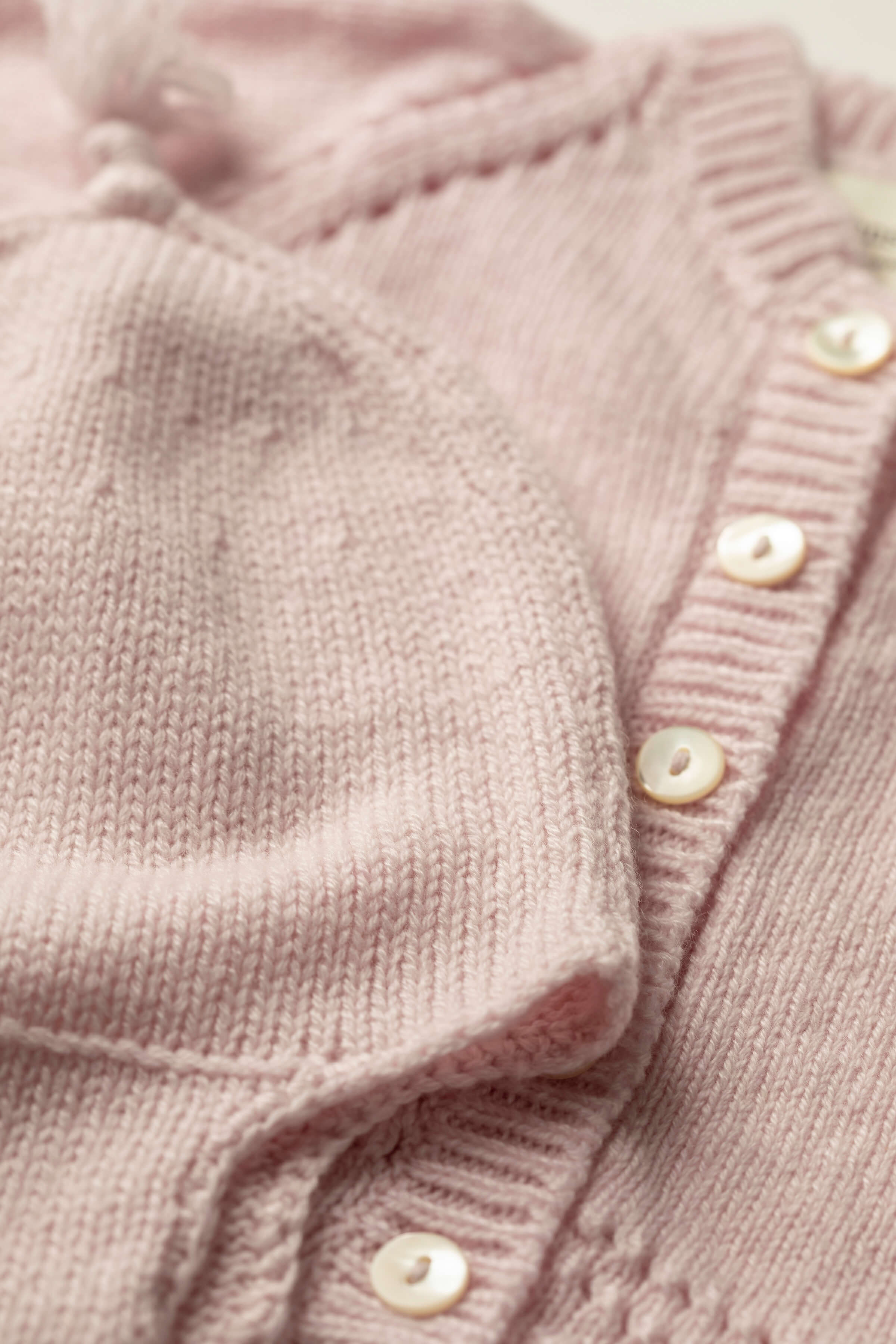 Baby's Pink Cashmere Cardigan Gift Set