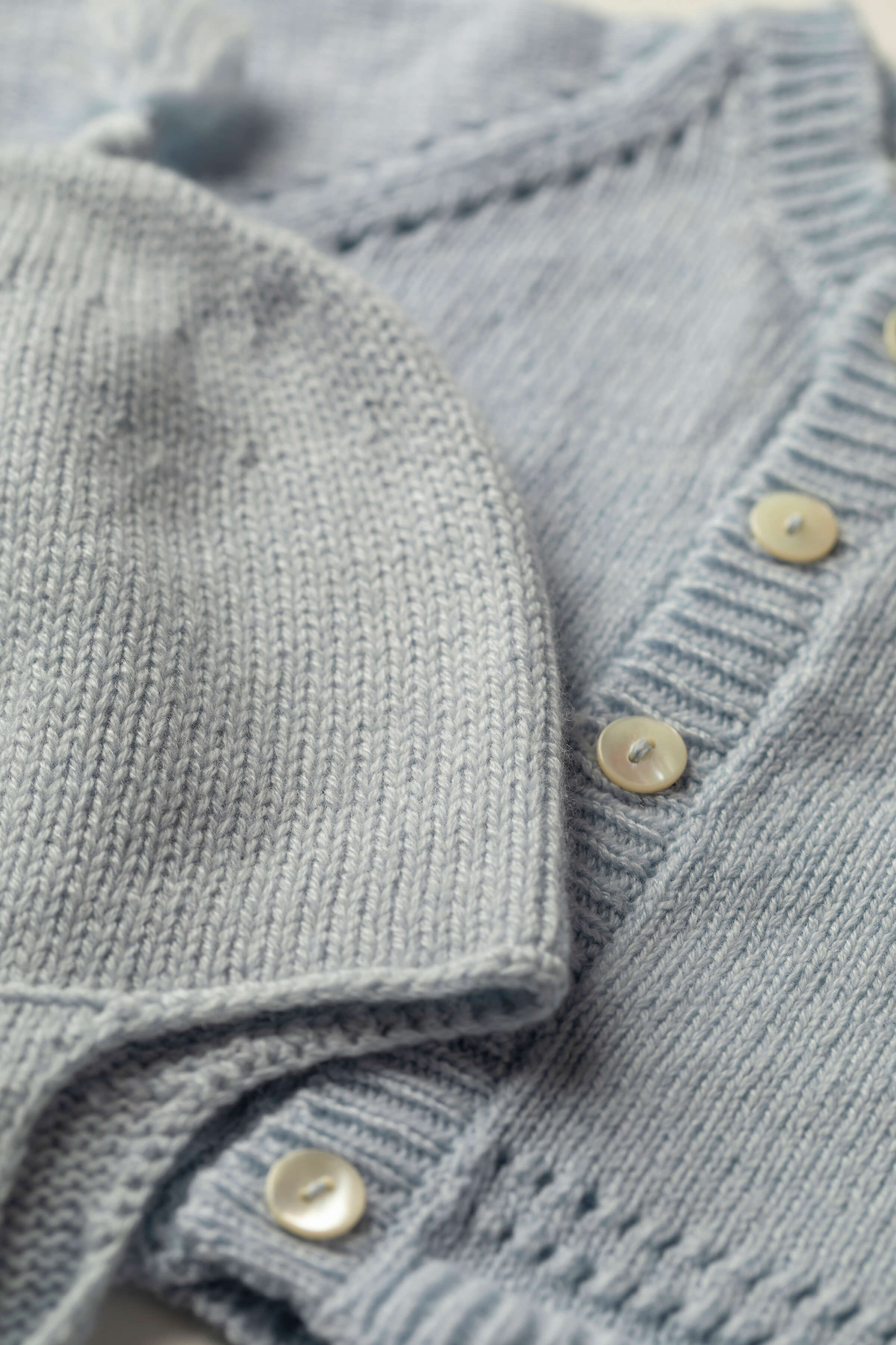 Baby's Blue Cashmere Cardigan Gift Set