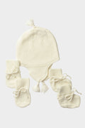 Baby's White Cashmere Accessories Gift Set