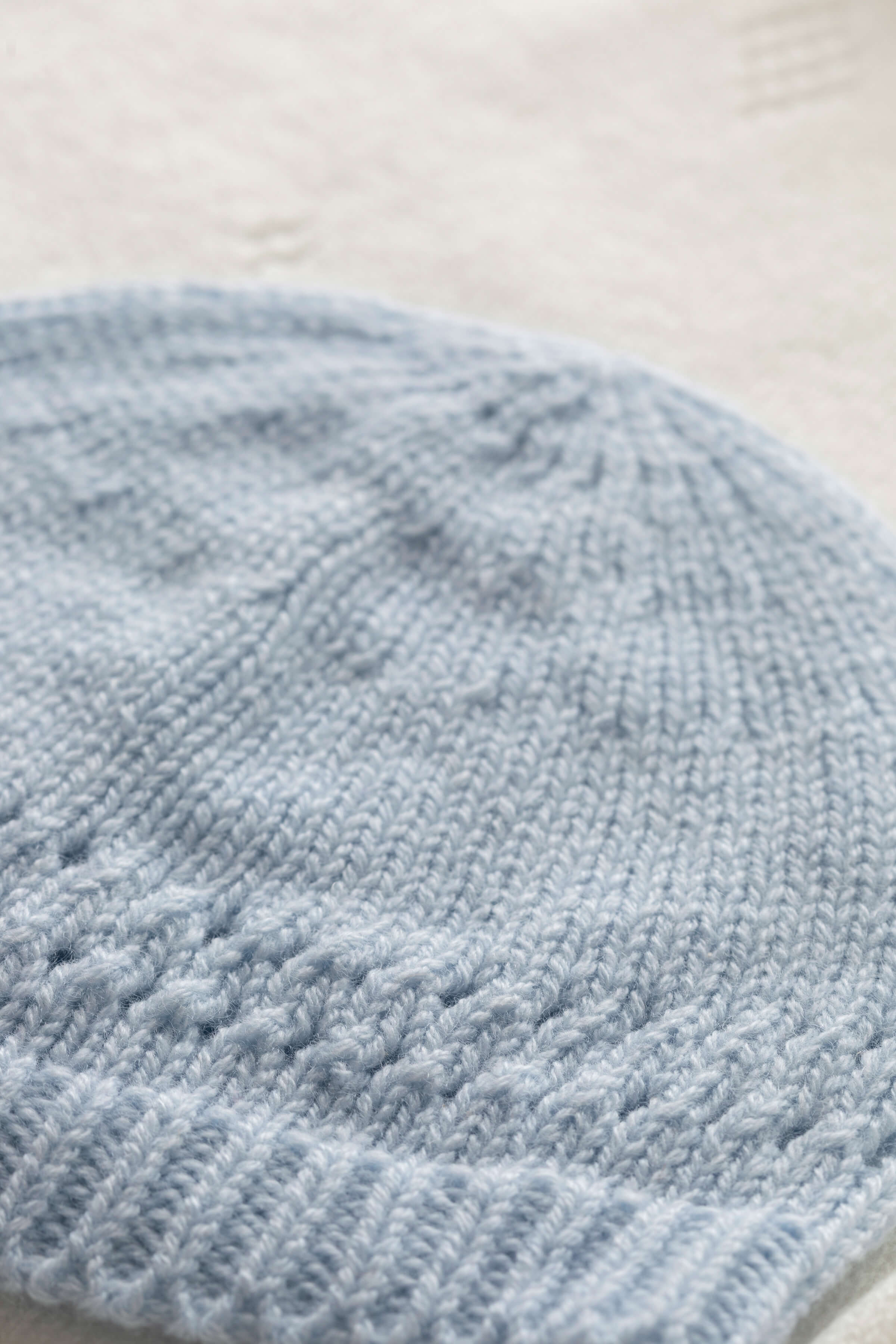 Blue Cashmere Baby Beanie