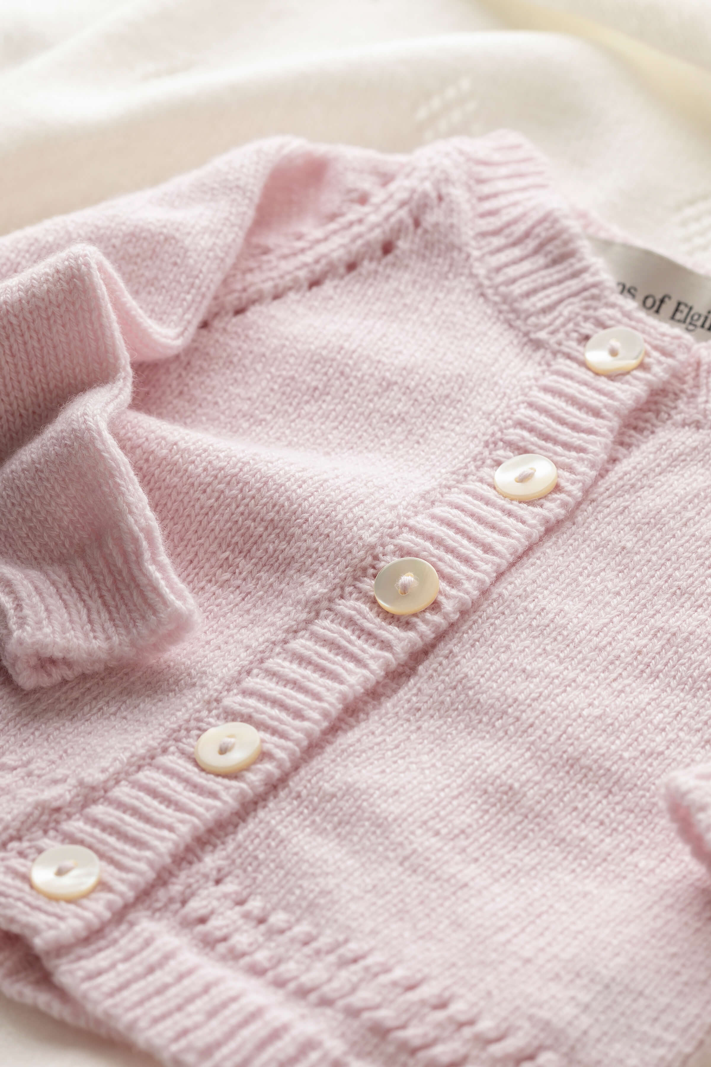 Pink Cashmere Baby Cardigan