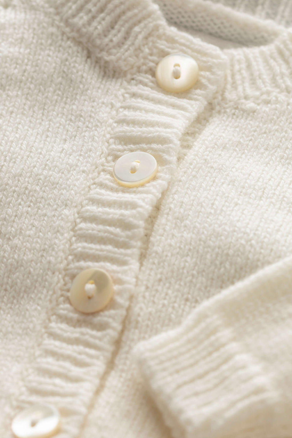 Baby's White Cashmere Cardigan Gift Set