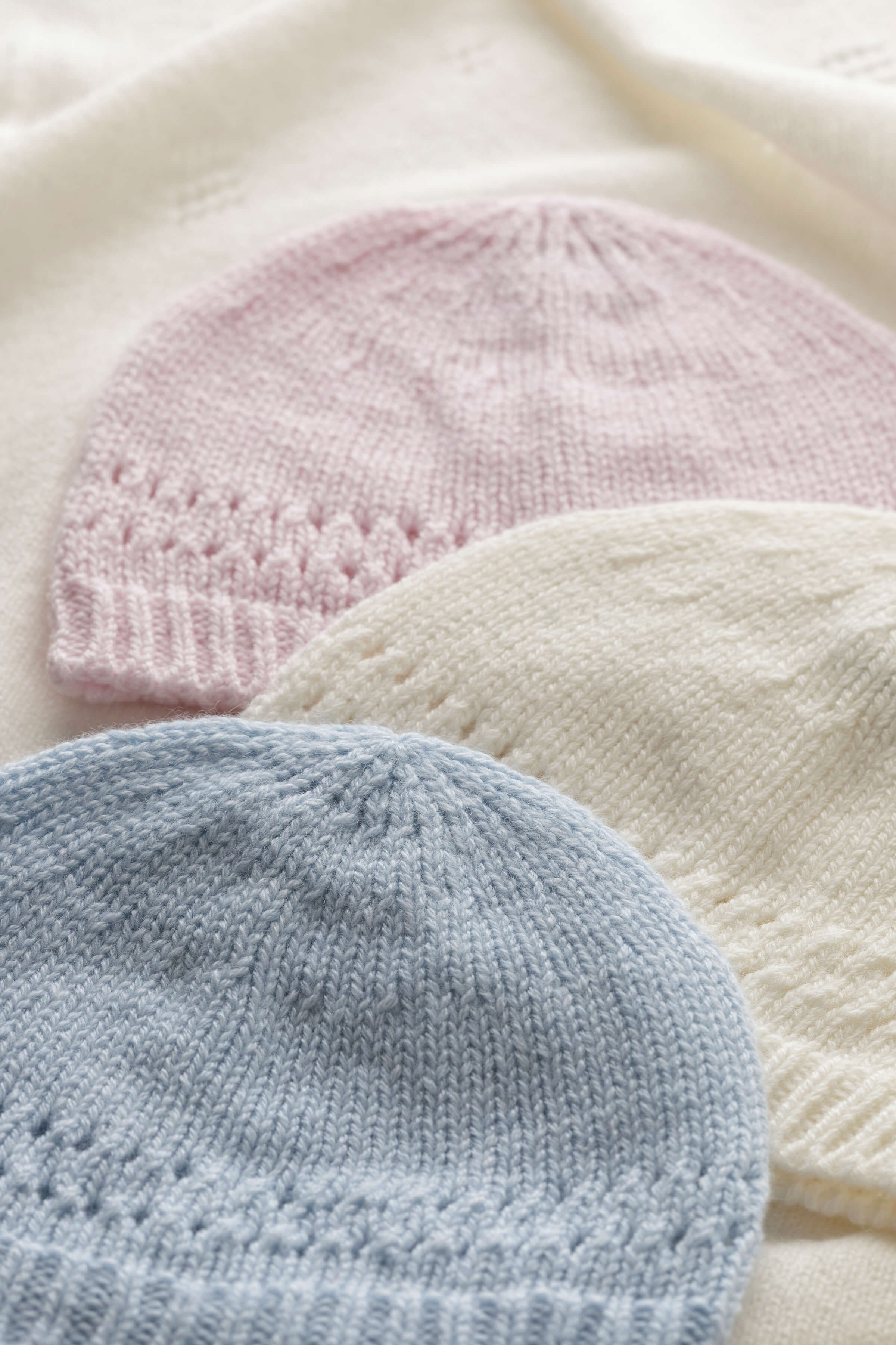 Blue Cashmere Baby Beanie