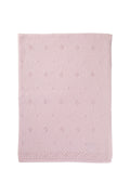 Pointelle Pink Cashmere Baby Blanket