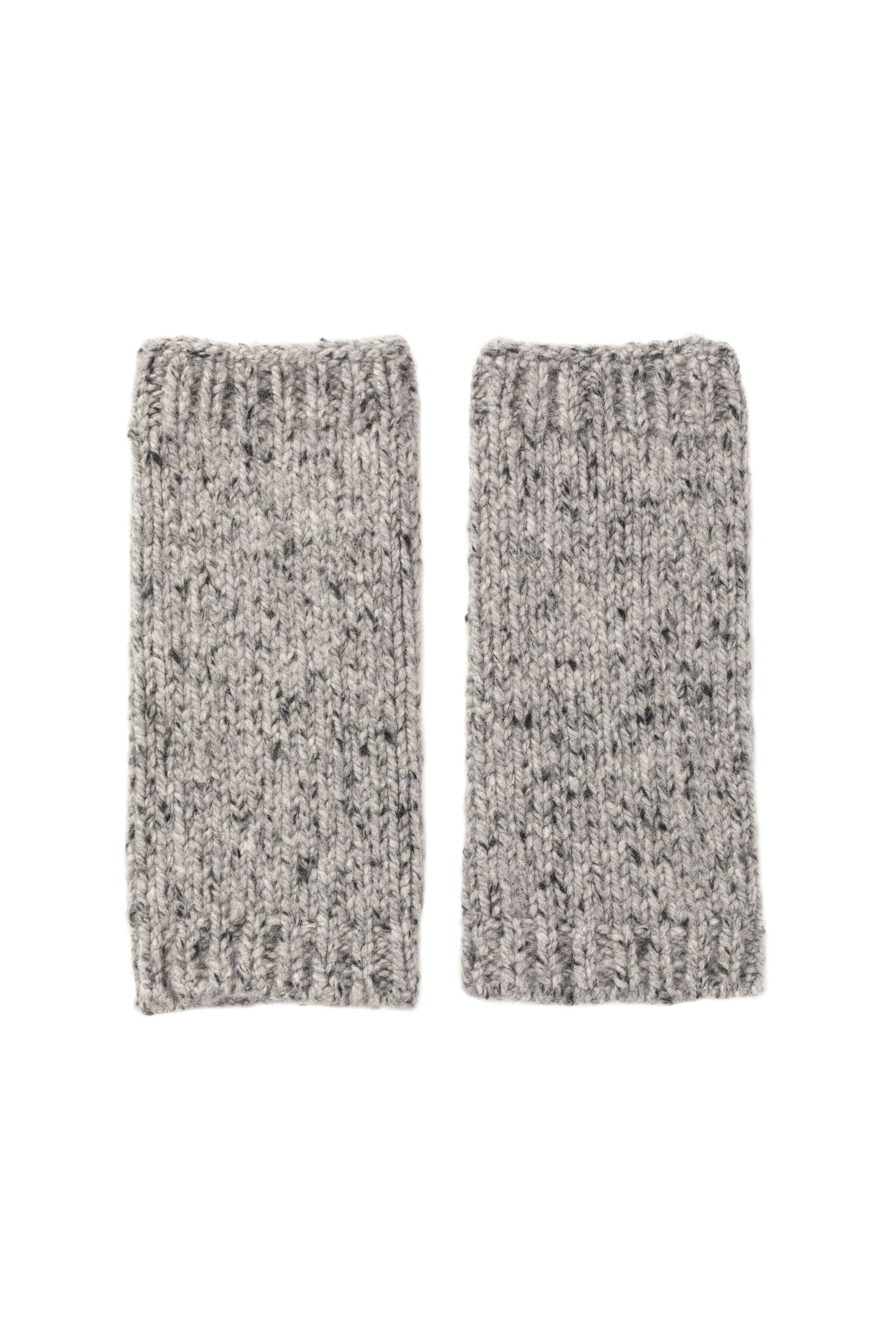 Donegal Cashmere Light Grey Wrist Warmers