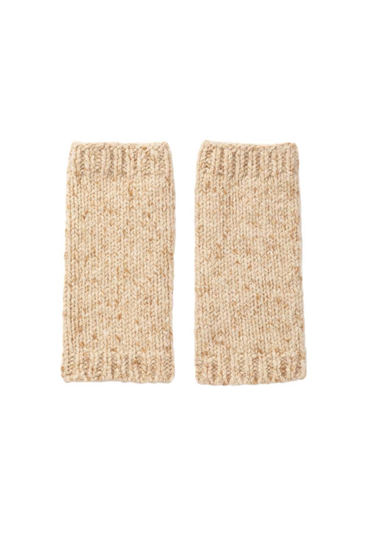 Donegal Cashmere Camel Wrist Warmers
