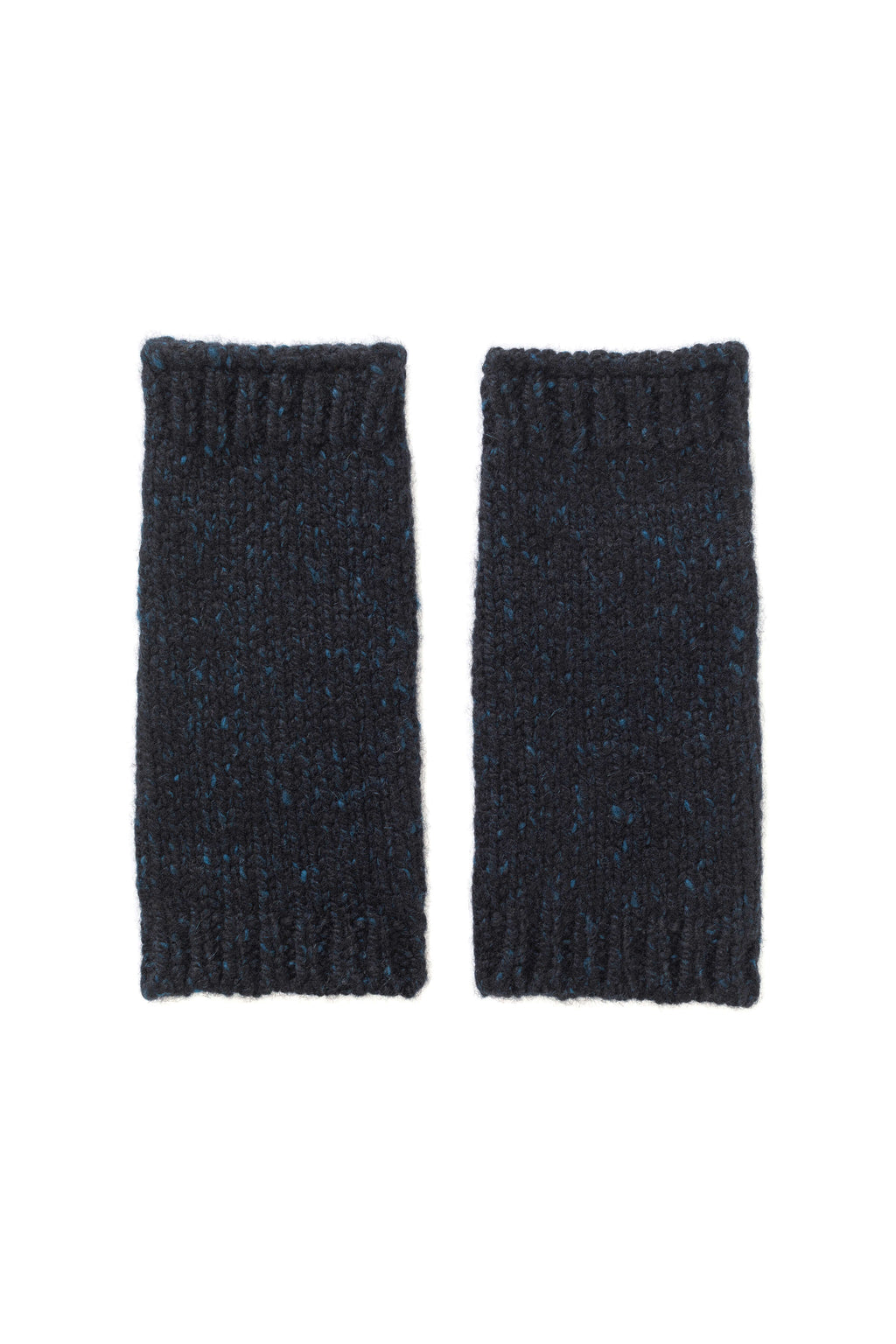 Donegal Cashmere Dark Navy Wrist Warmers