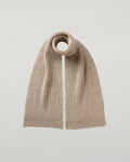 Donegal Cashmere Cream Knitted Scarf