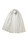 Crochet White Cashmere Stole