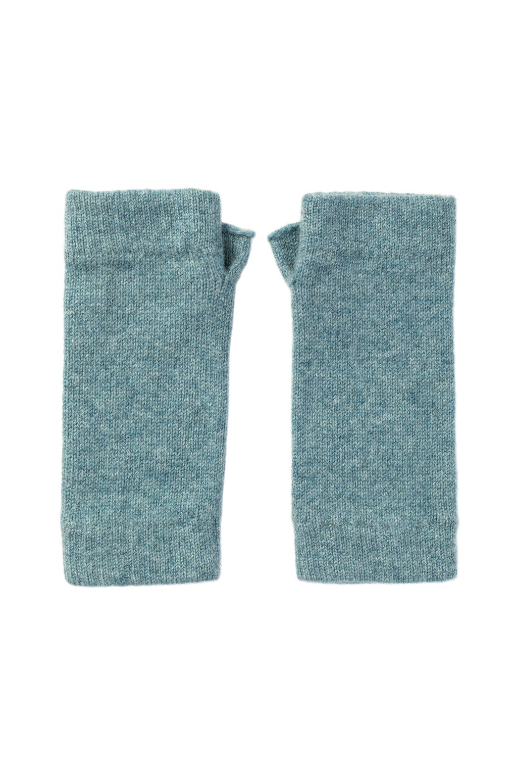 Green Cashmere Wrist Warmers