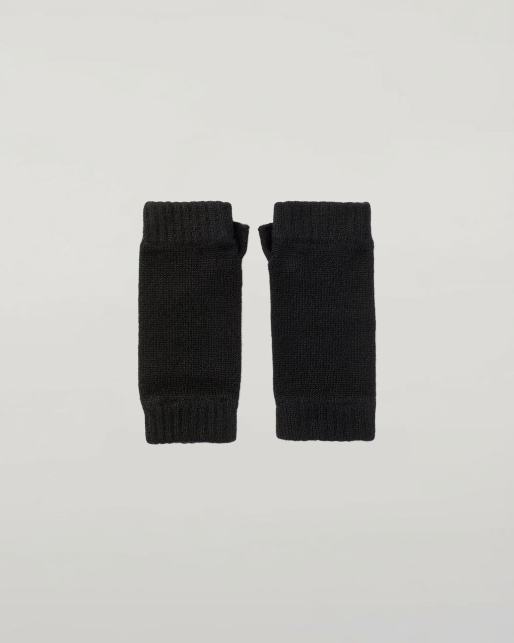 Black Cashmere Wrist Warmers