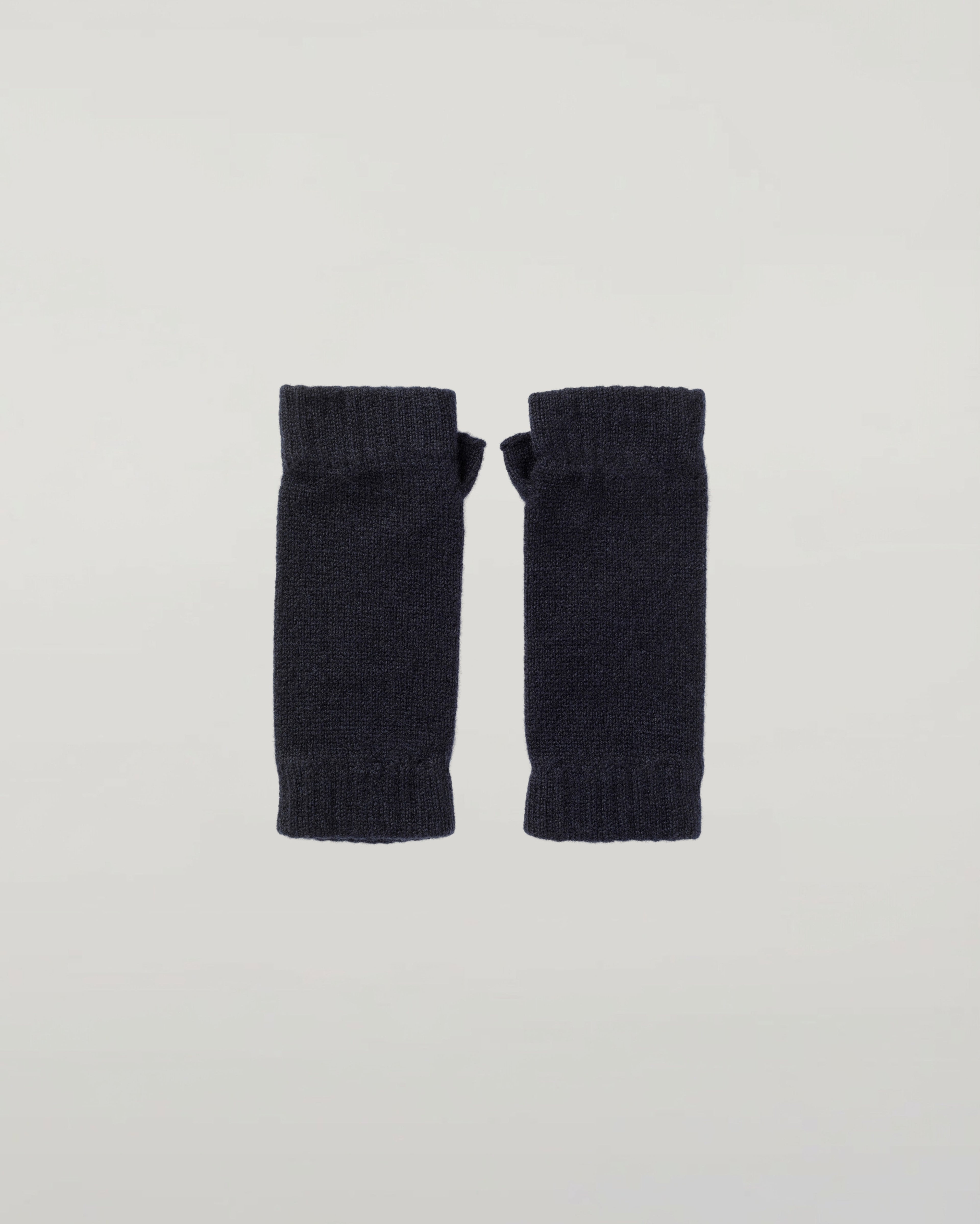 Dark Navy Cashmere Wrist Warmers