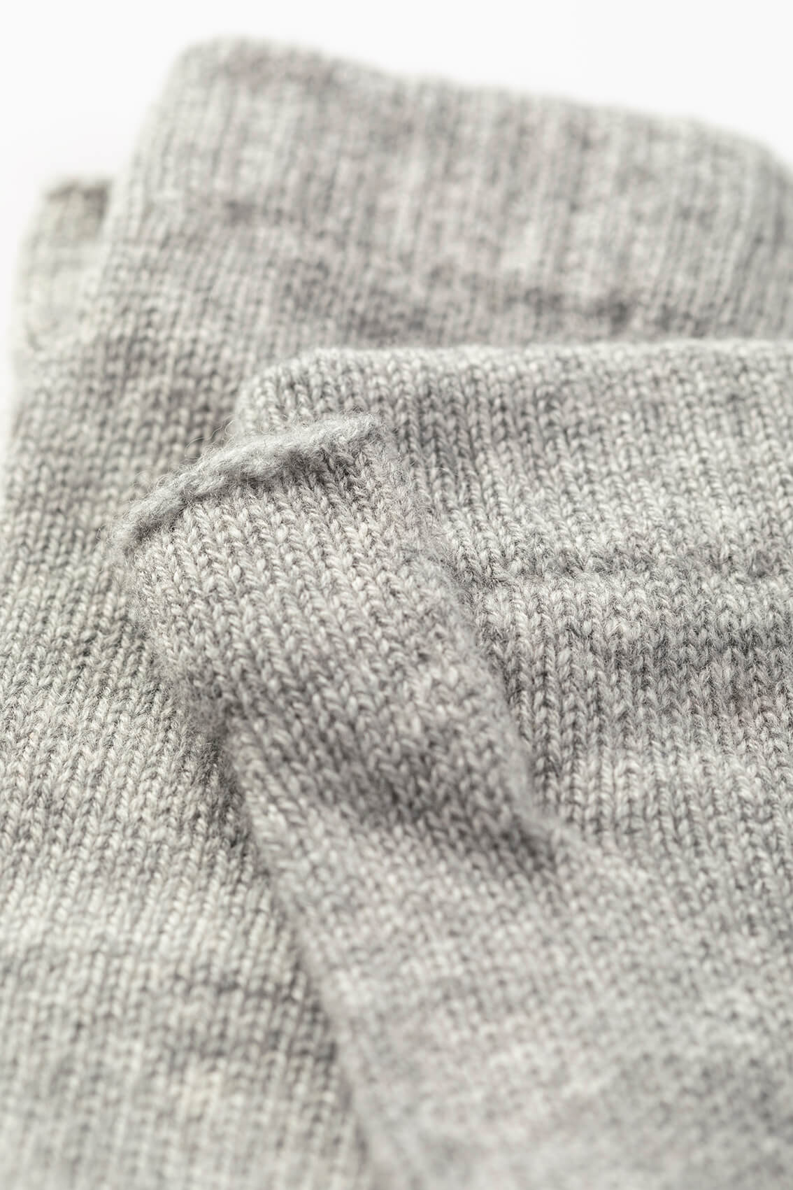 Light Grey Cashmere Wrist Warmers