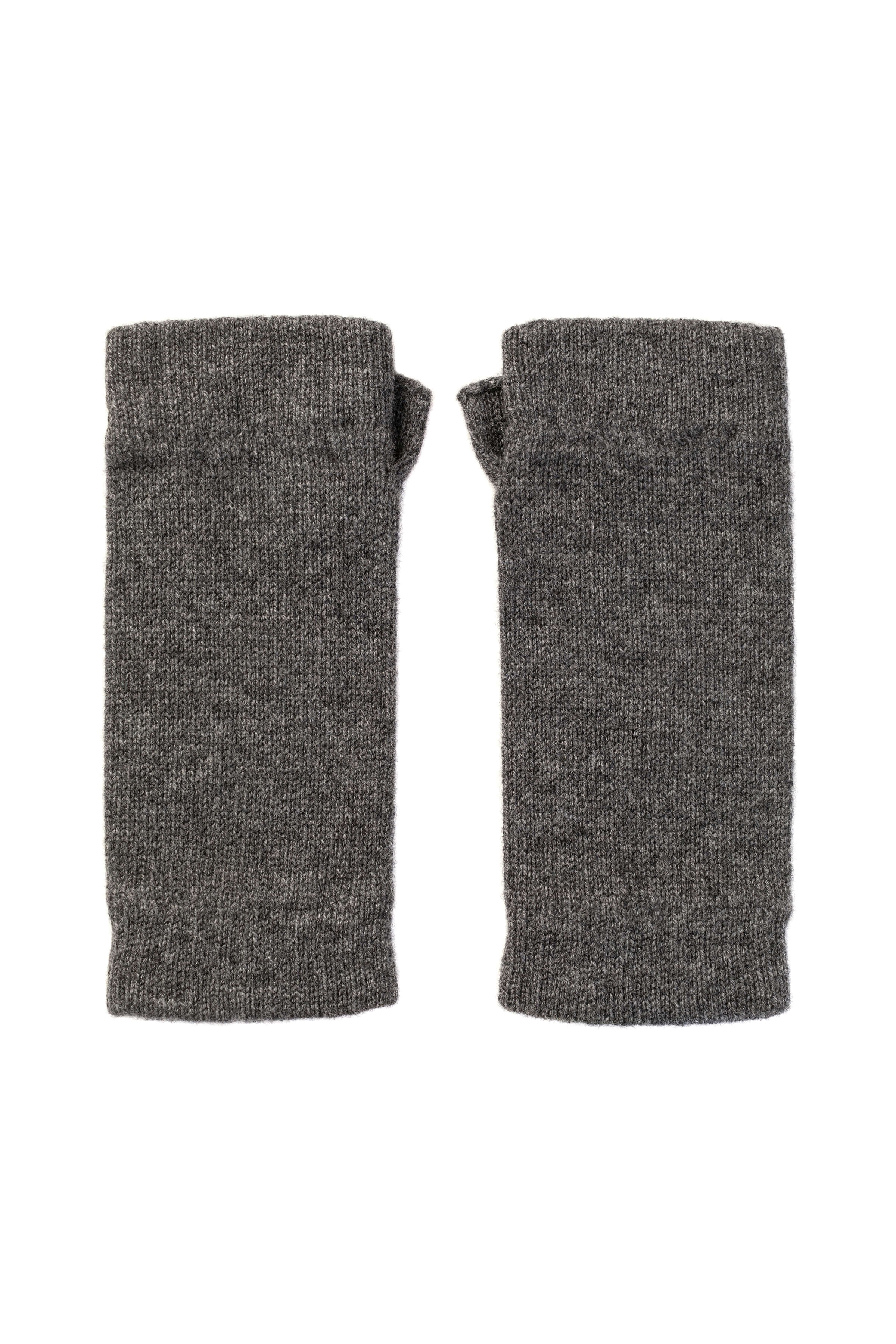 Mid Grey Cashmere Wrist Warmers