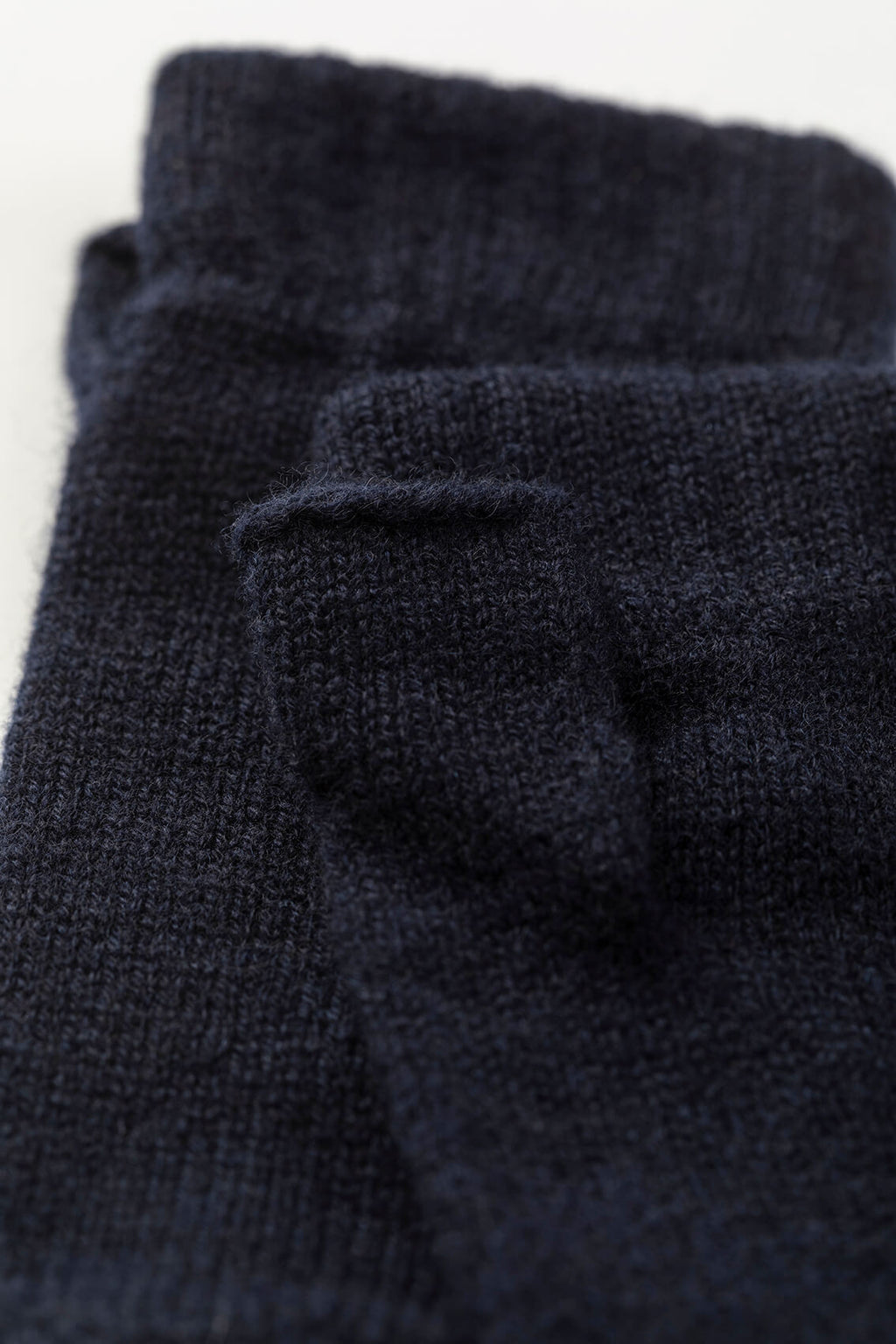Dark Navy Cashmere Wrist Warmers