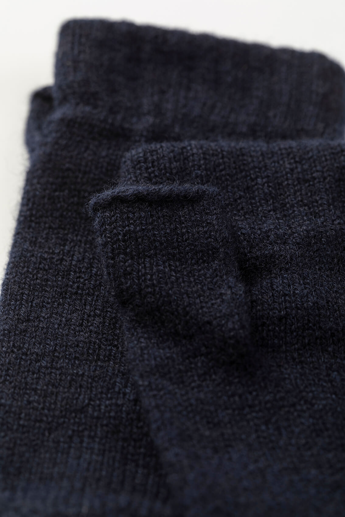 Dark Navy Cashmere Wrist Warmers