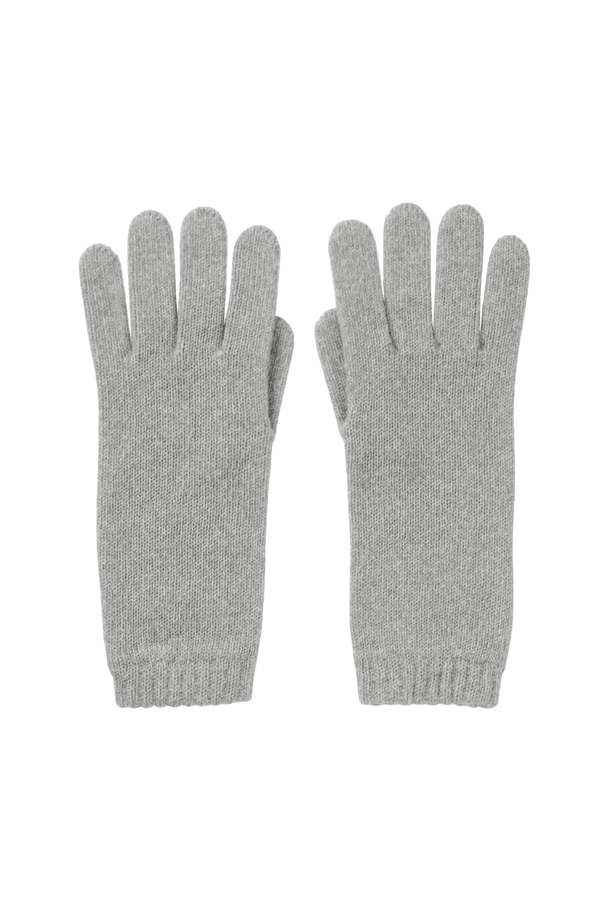 Women's Cashmere Light Grey Gloves