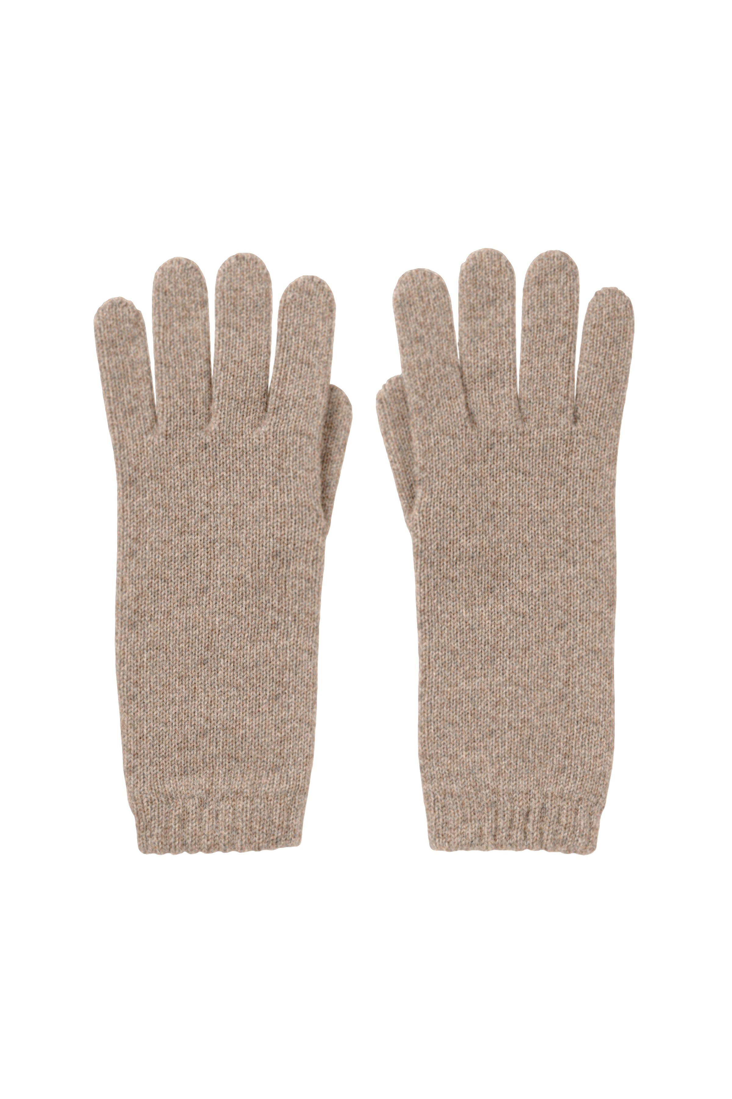 Women's Cashmere Light Brown Gloves