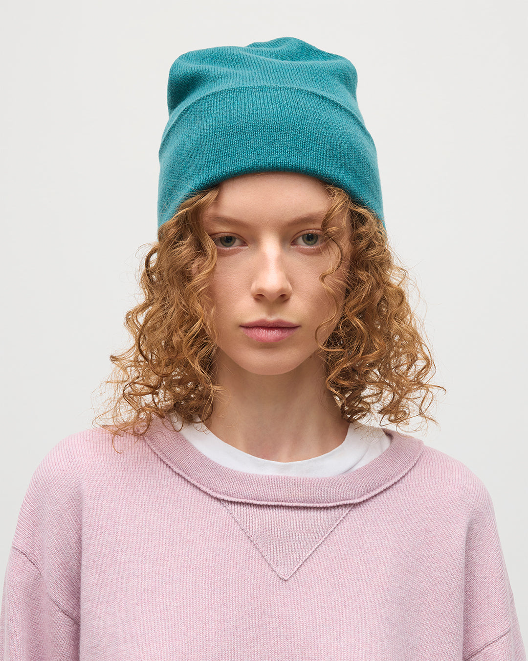 Braemar Green Cashmere Beanie