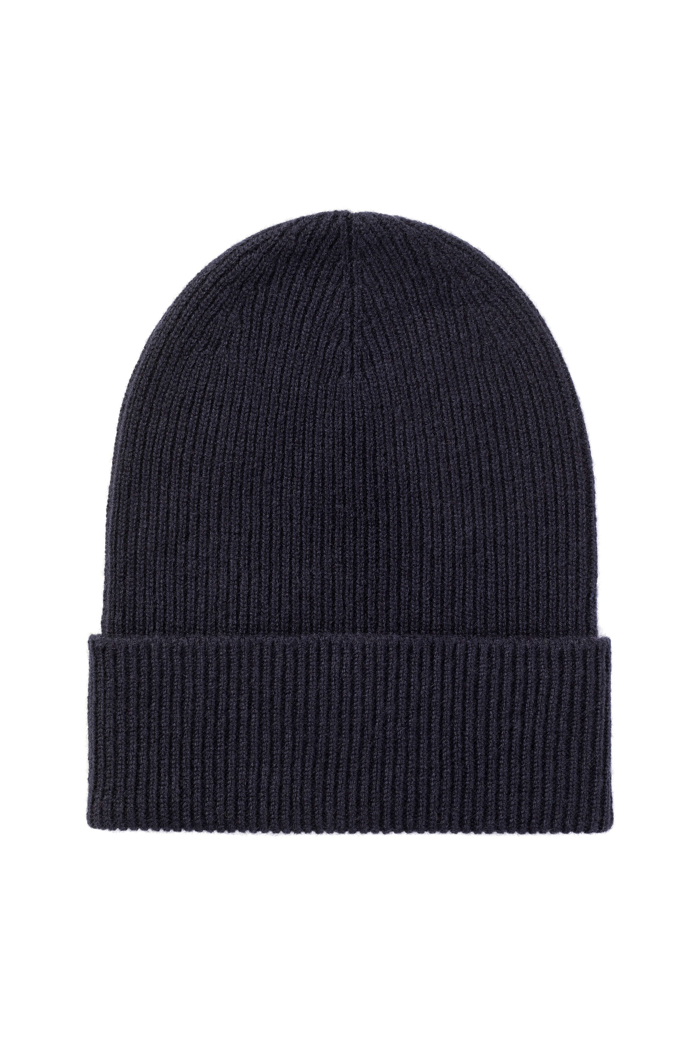 Slouchy Dark Navy Cashmere Beanie