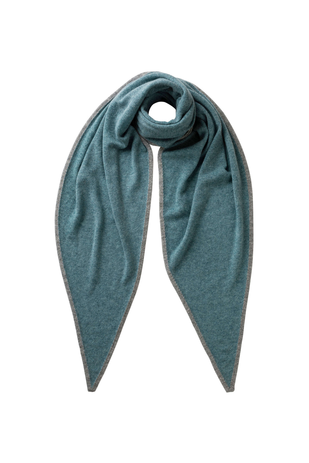Gauzy Cashmere Green Diamond Scarf
