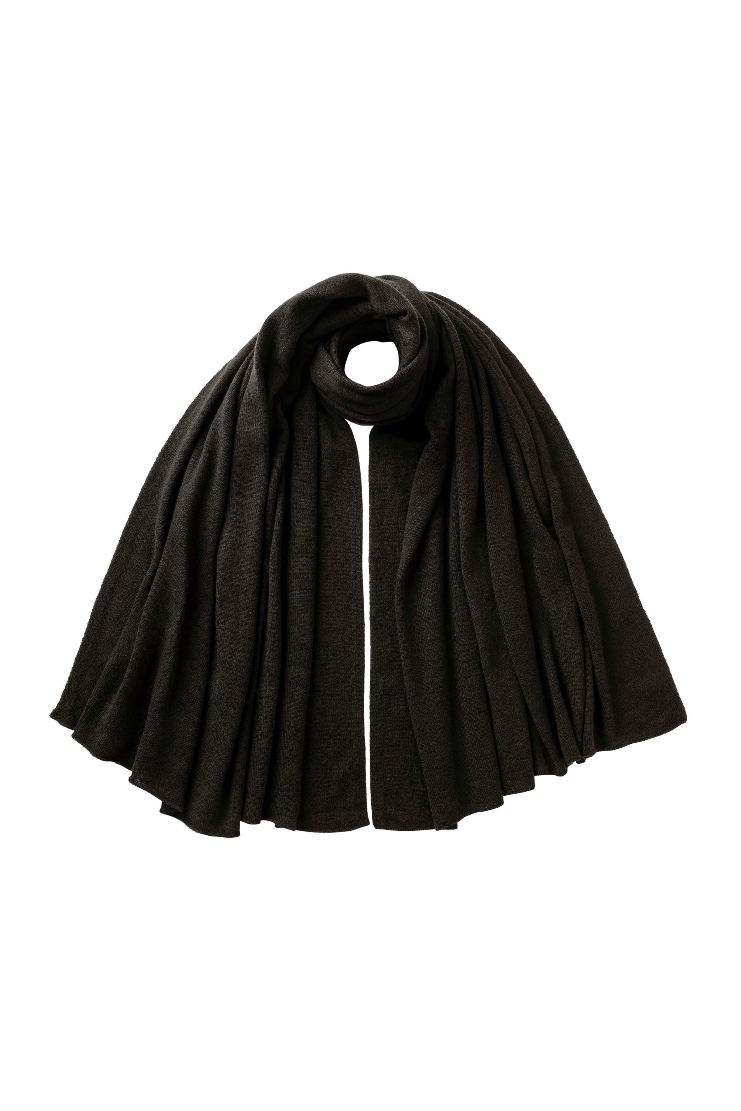 Gauzy Cashmere Dark Grey Travel Stole