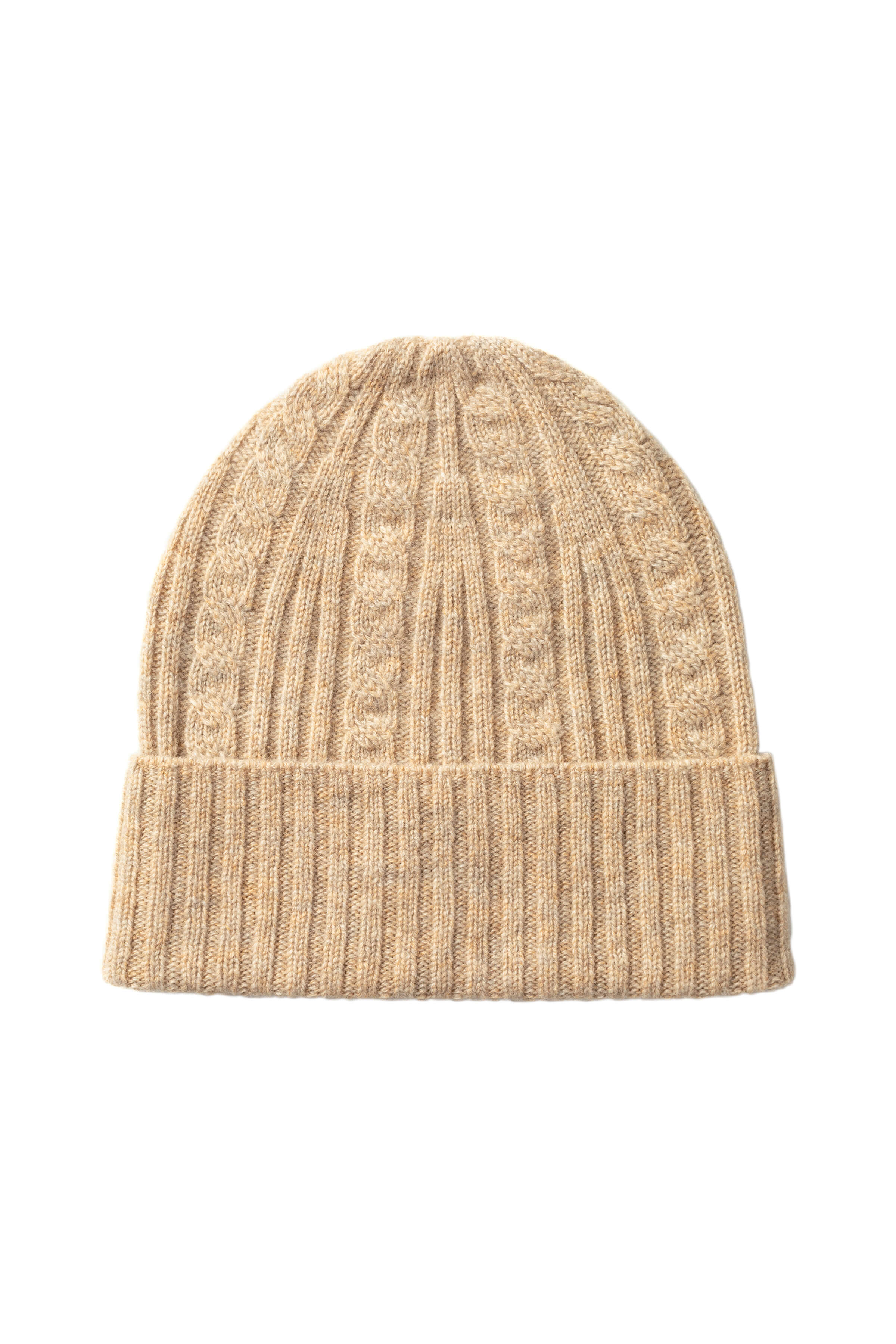 Cable Cashmere Natural Scarf & Beanie Gift Set