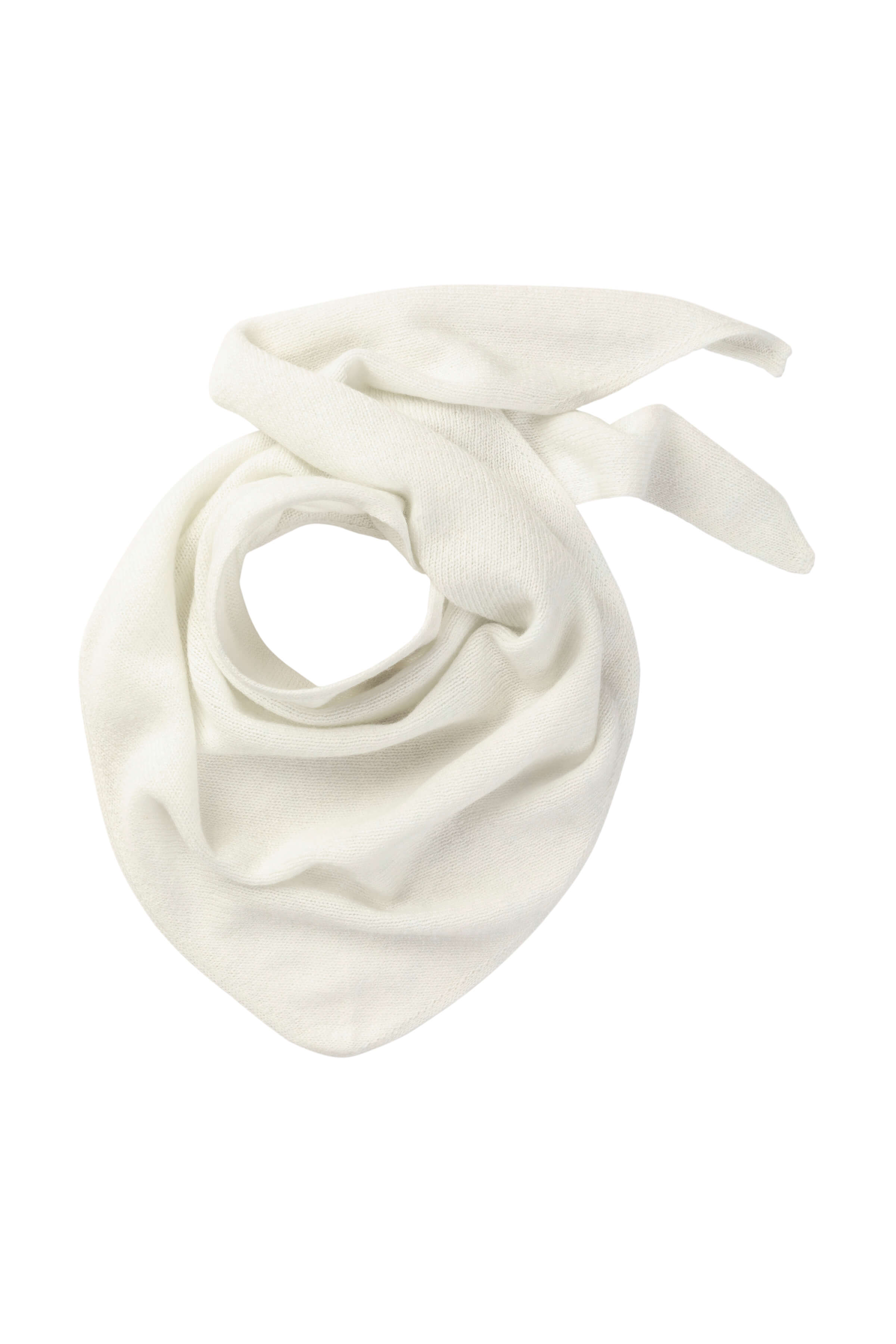Reel White Cashmere Bandana