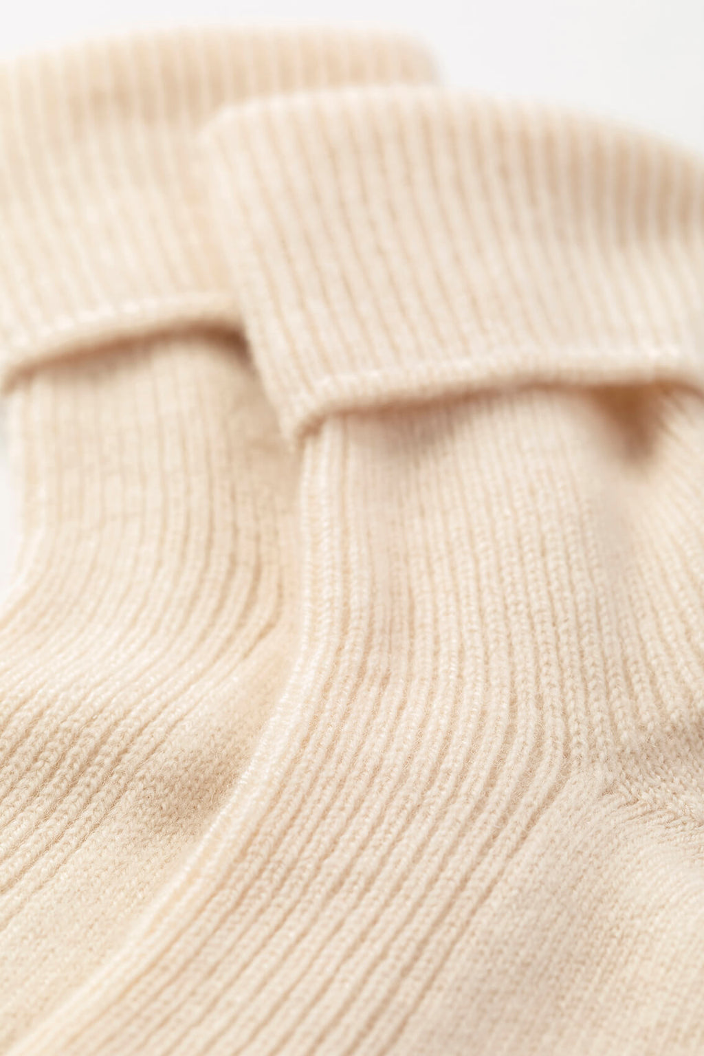 Women's Cream Cashmere Socks