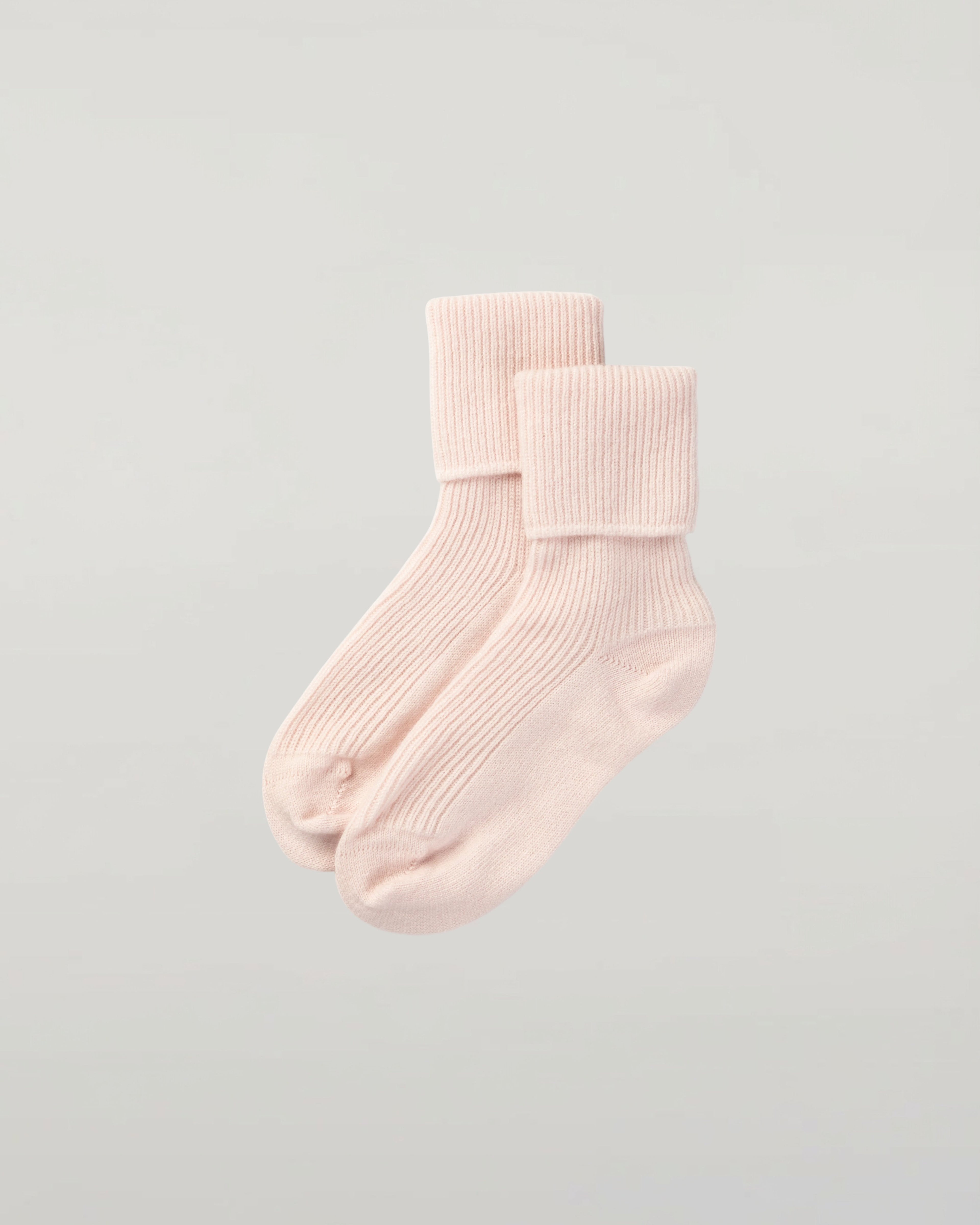 Women's Pink Cashmere Lounge Socks
