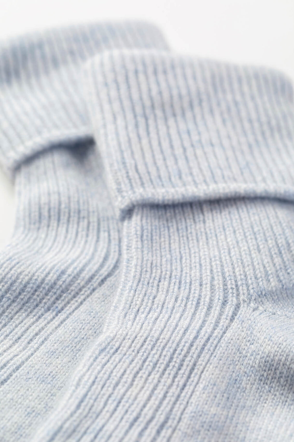 Women's Light Blue Cashmere Lounge Socks