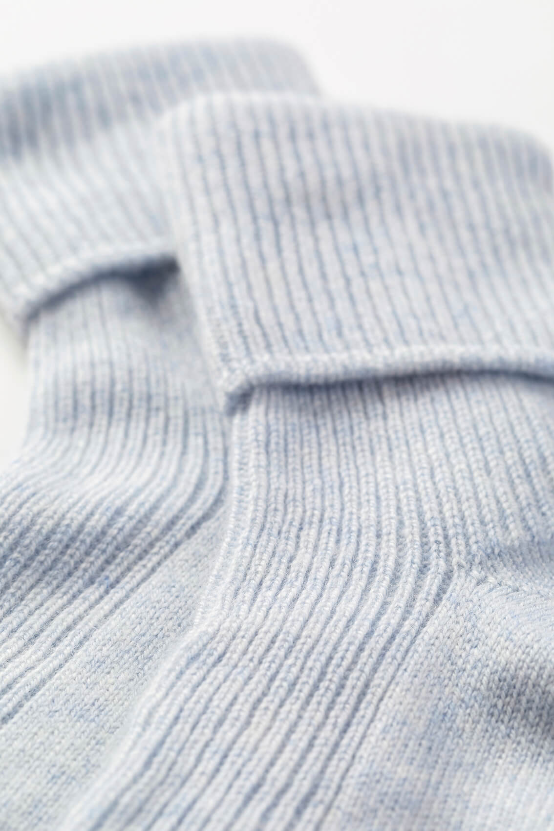 Women's Light Blue Cashmere Lounge Socks