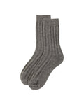 Men's Charcoal Cashmere Lounge Socks