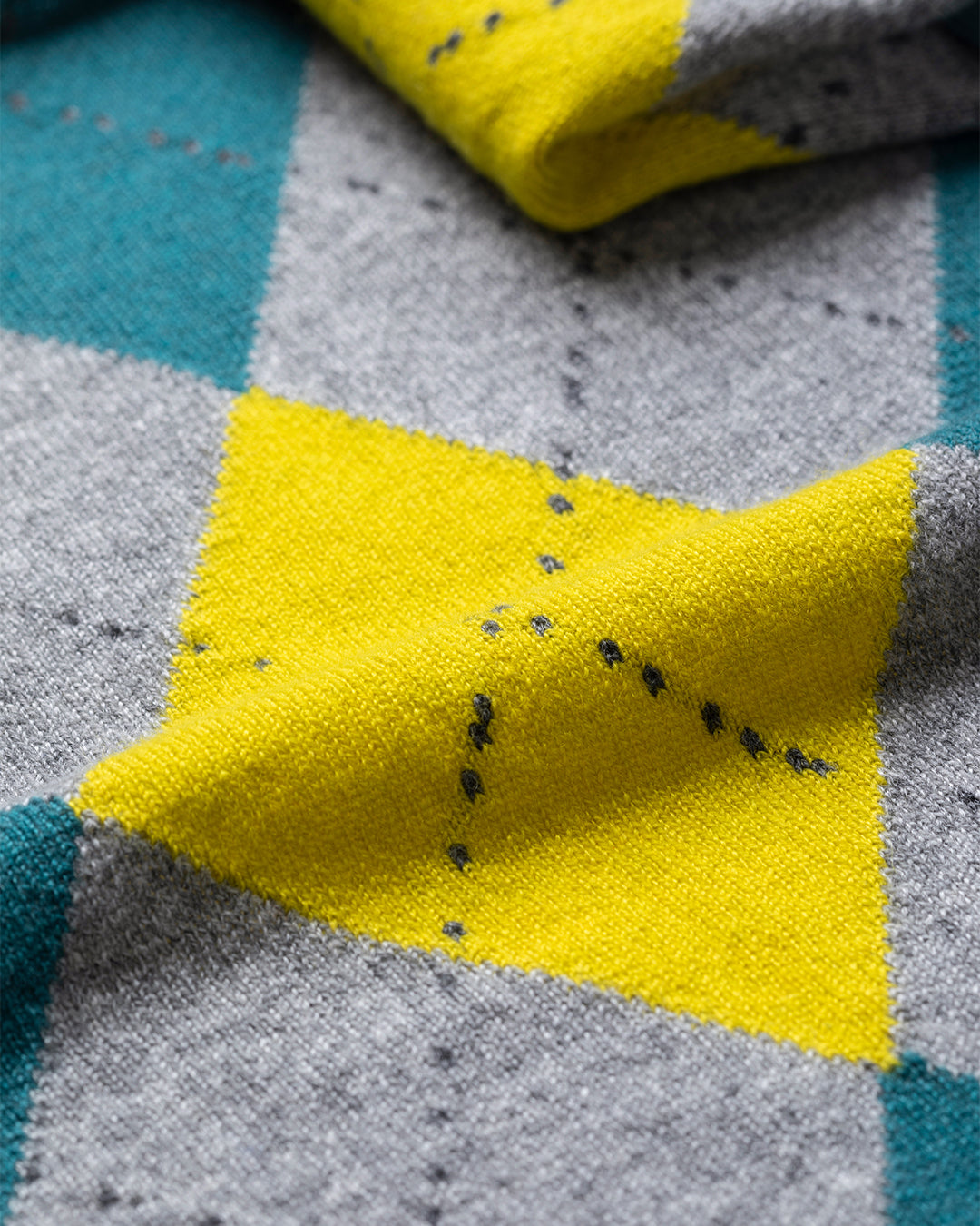 Clan Grey Argyle Cashmere Bandana