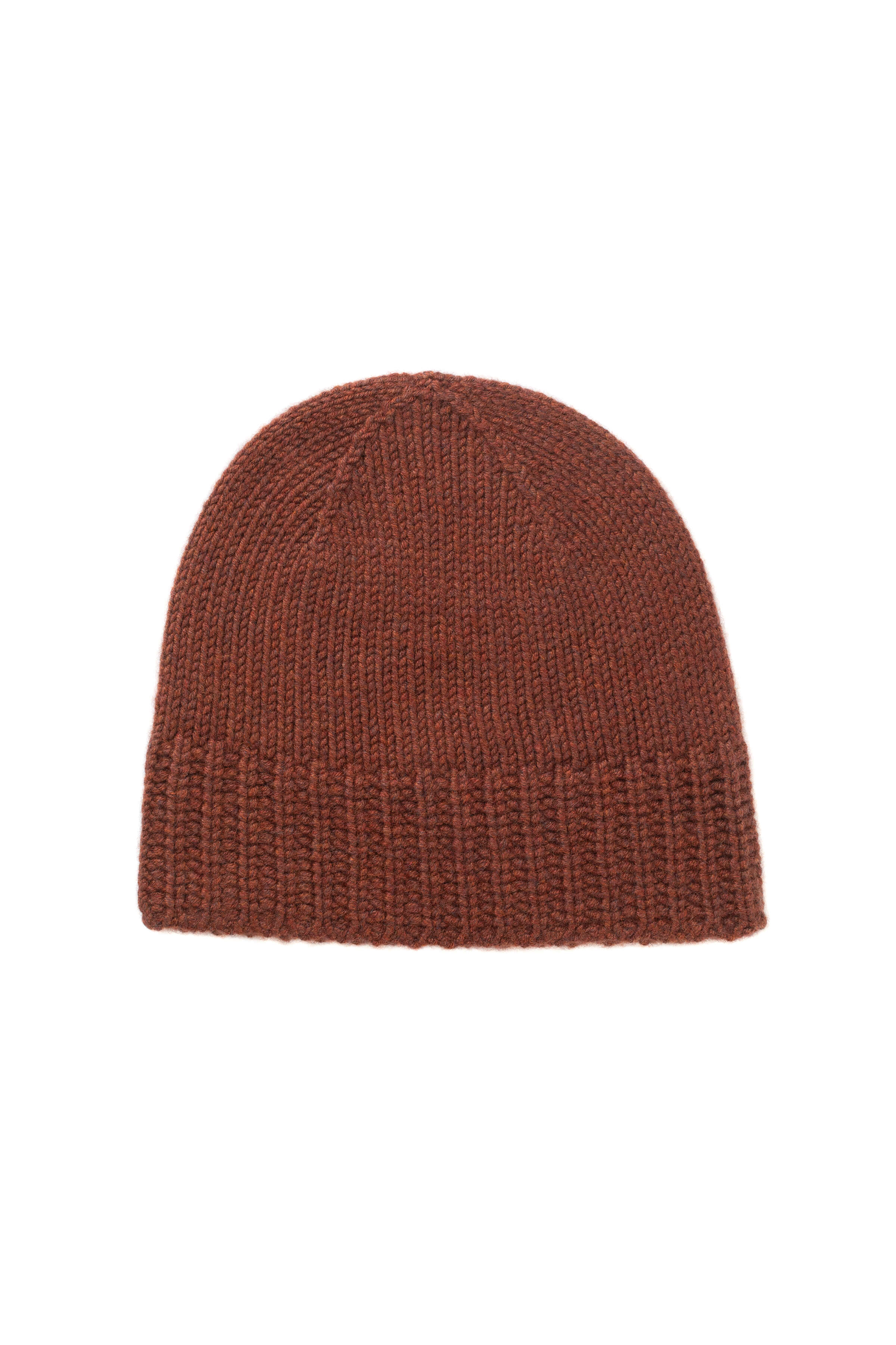 Red Cashmere Jersey Cuff Beanie
