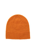 Orange Cashmere Jersey Cuff Beanie