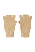 Fingerless Natural Cashmere Gloves