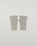 Fingerless Light Grey Cashmere Gloves