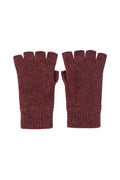 Fingerless Purple Cashmere Gloves