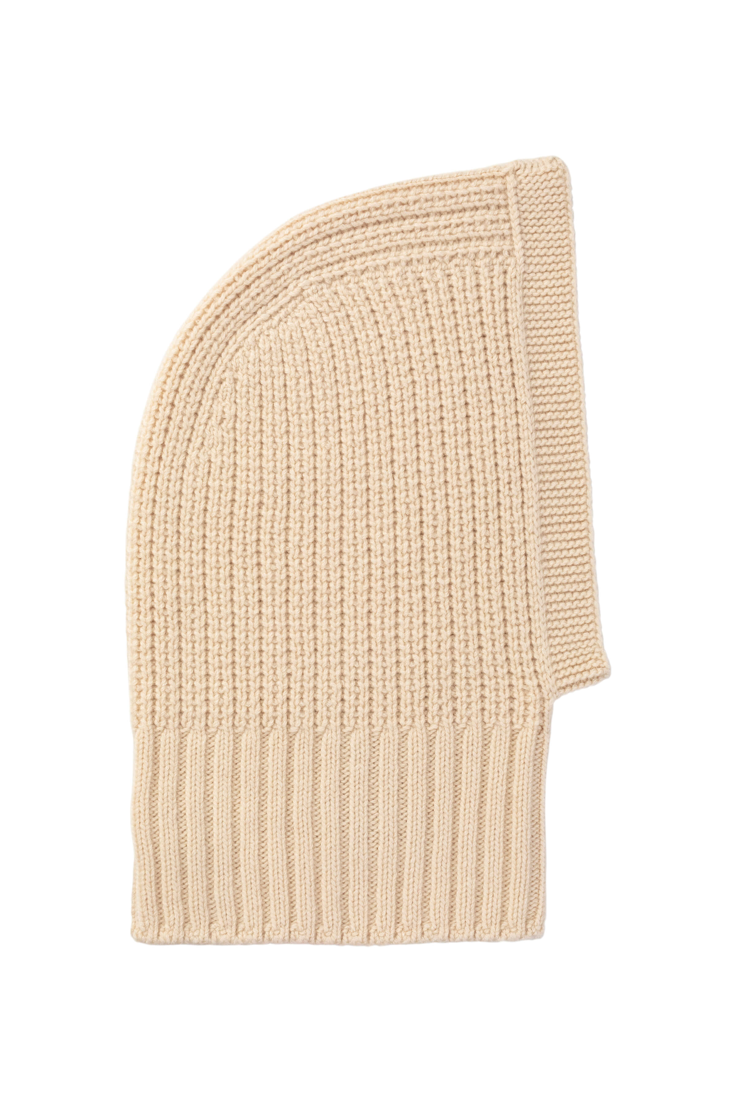 Waffle Stitch Cream Cashmere Hood