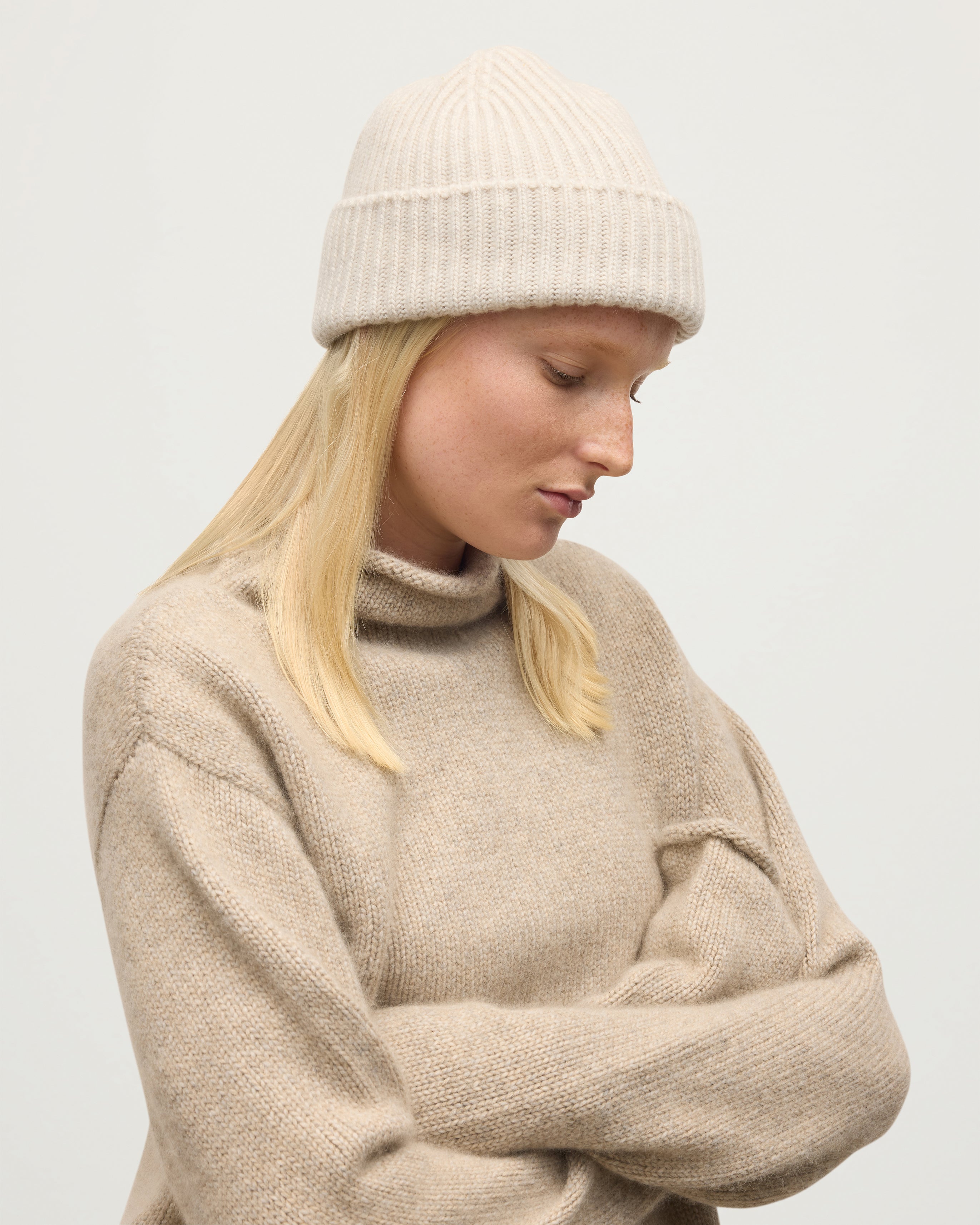 Lovat Natural Cashmere Hat