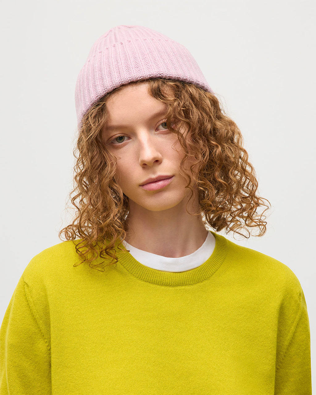 Lovat Light Pink Cashmere Hat