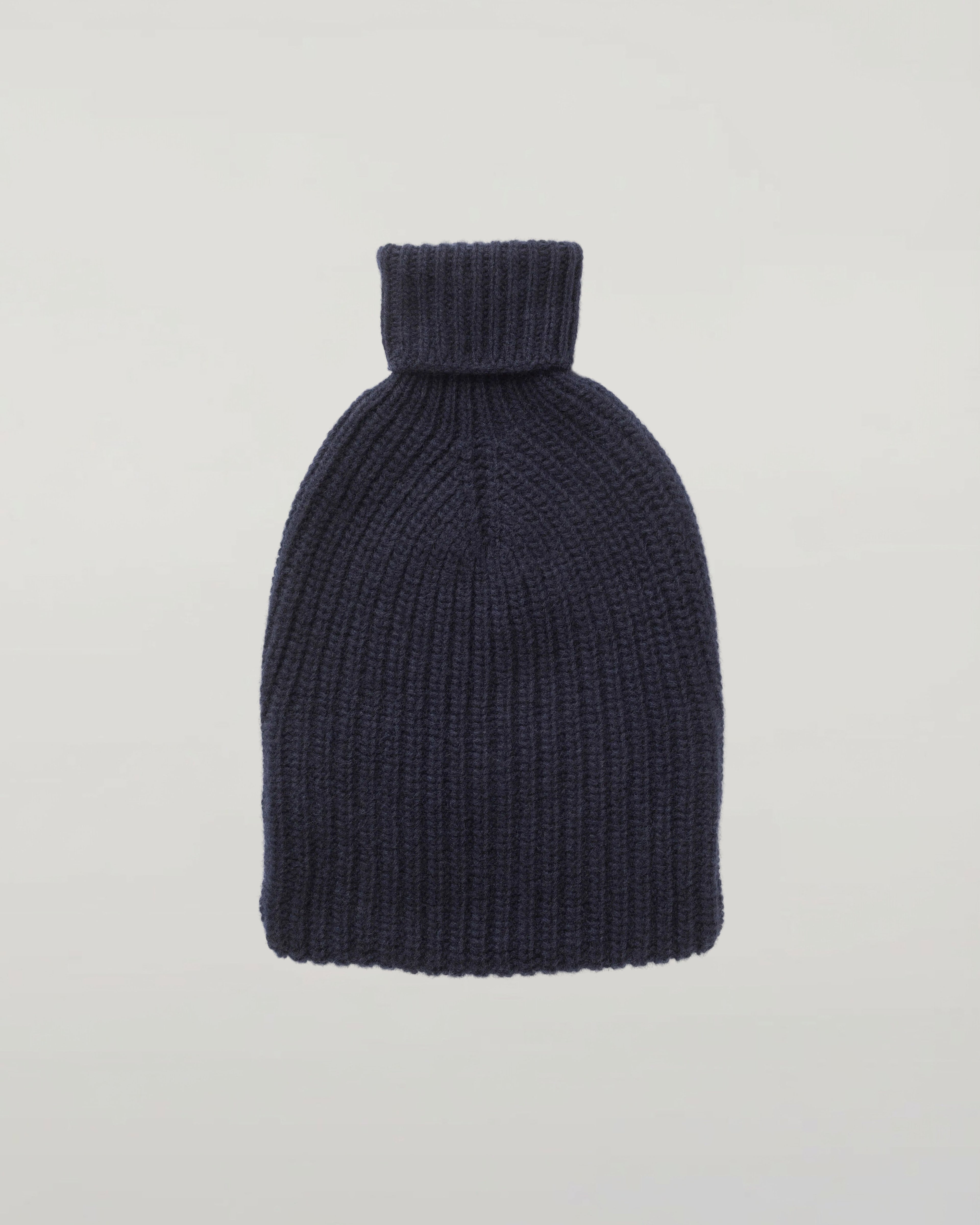 Dark Navy Cashmere Hot Water Bottle Cover