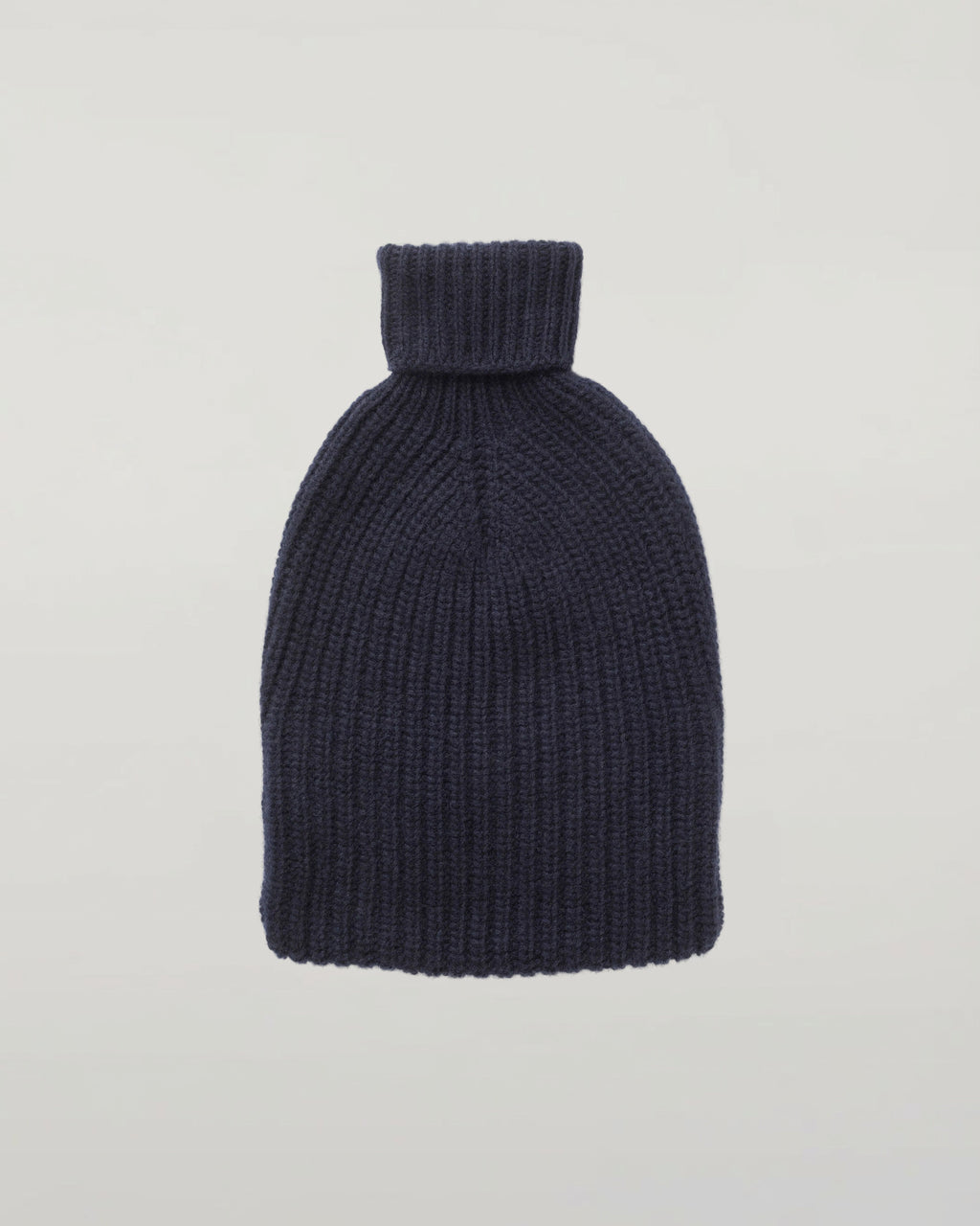 Cashmere Navy Hot Water Bottle Gift Set