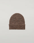 Cashmere Bouclé Brown Beanie