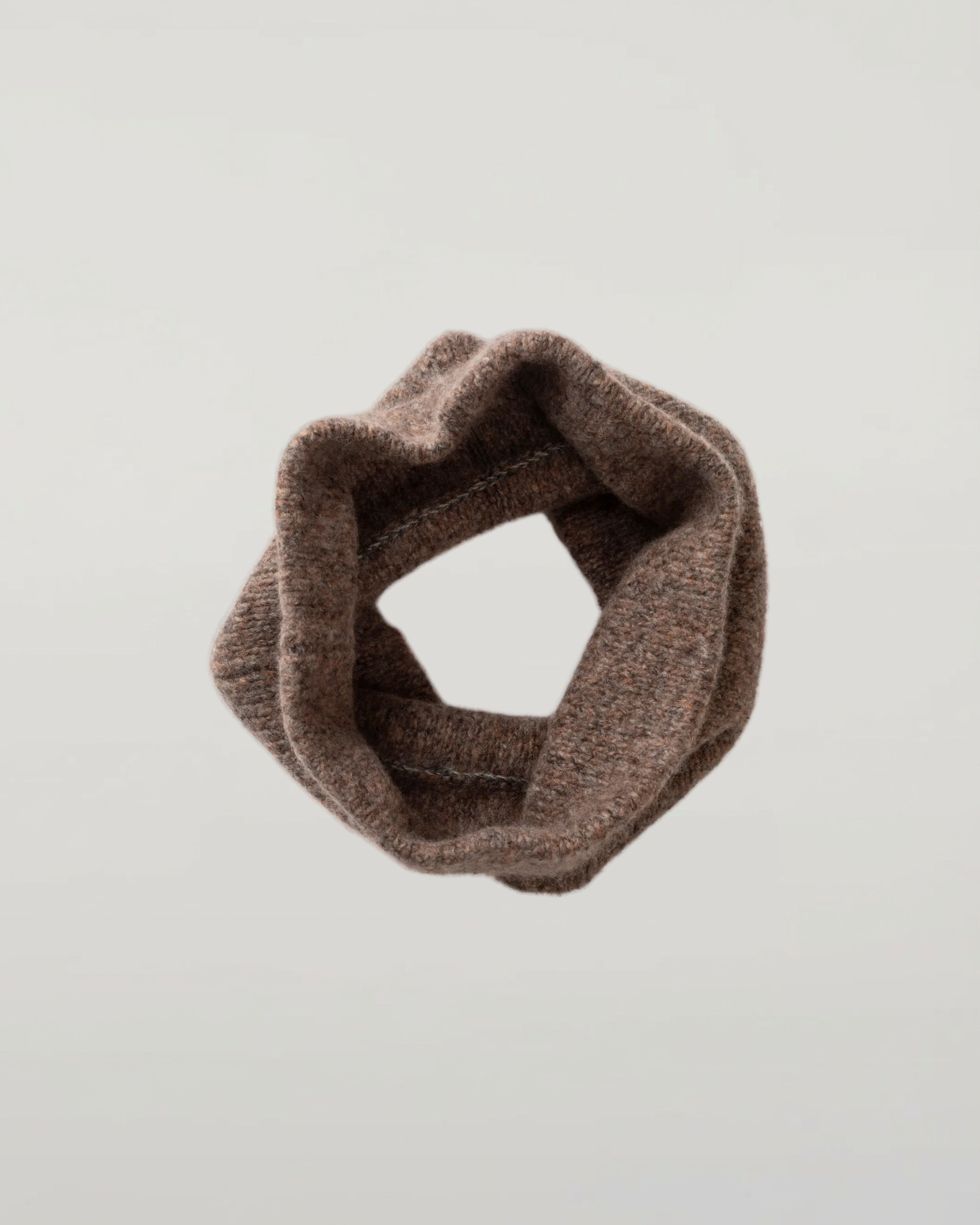 Cashmere Bouclé Brown Snood