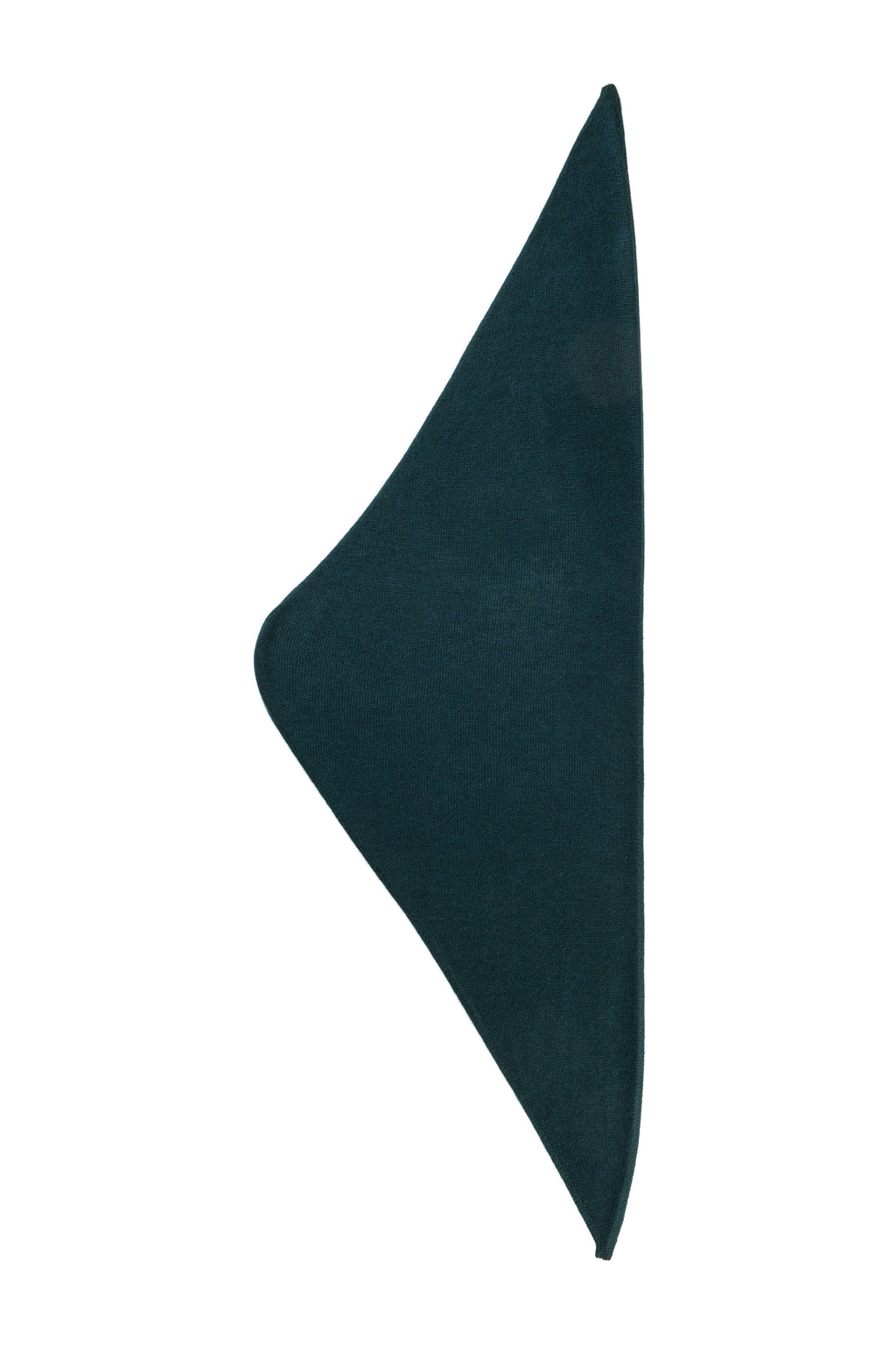 Triangle Cashmere Silk Green Neck Tie